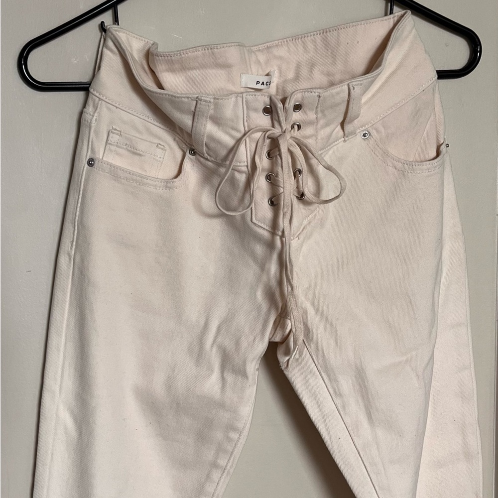 NWOT Pacsun Y2K Lace Up Low-rise Bootcut Jeans